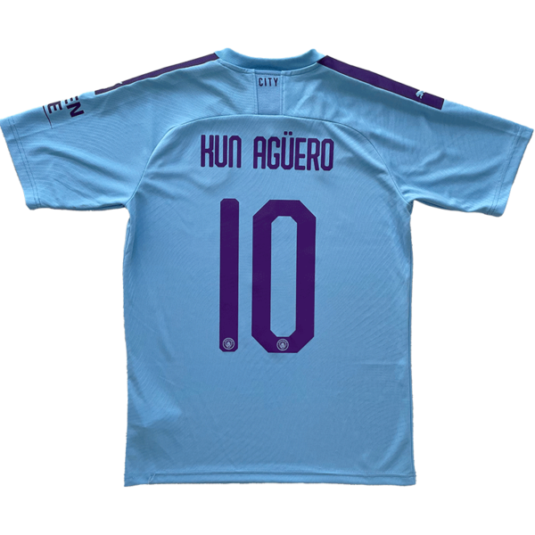 Manchester City 2019-20 Home Kun Agüero #10 – S