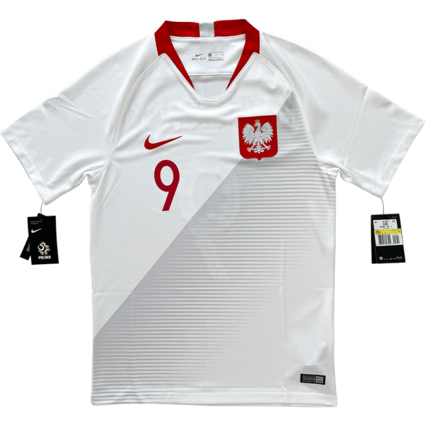 Poland 2018-19 Home Lewandowski #9 BNWT – S