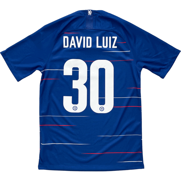 Chelsea 2018-19 Home David Luiz #30 – S